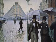 Gustave Caillebotte Rainy day in Paris oil painting reproduction